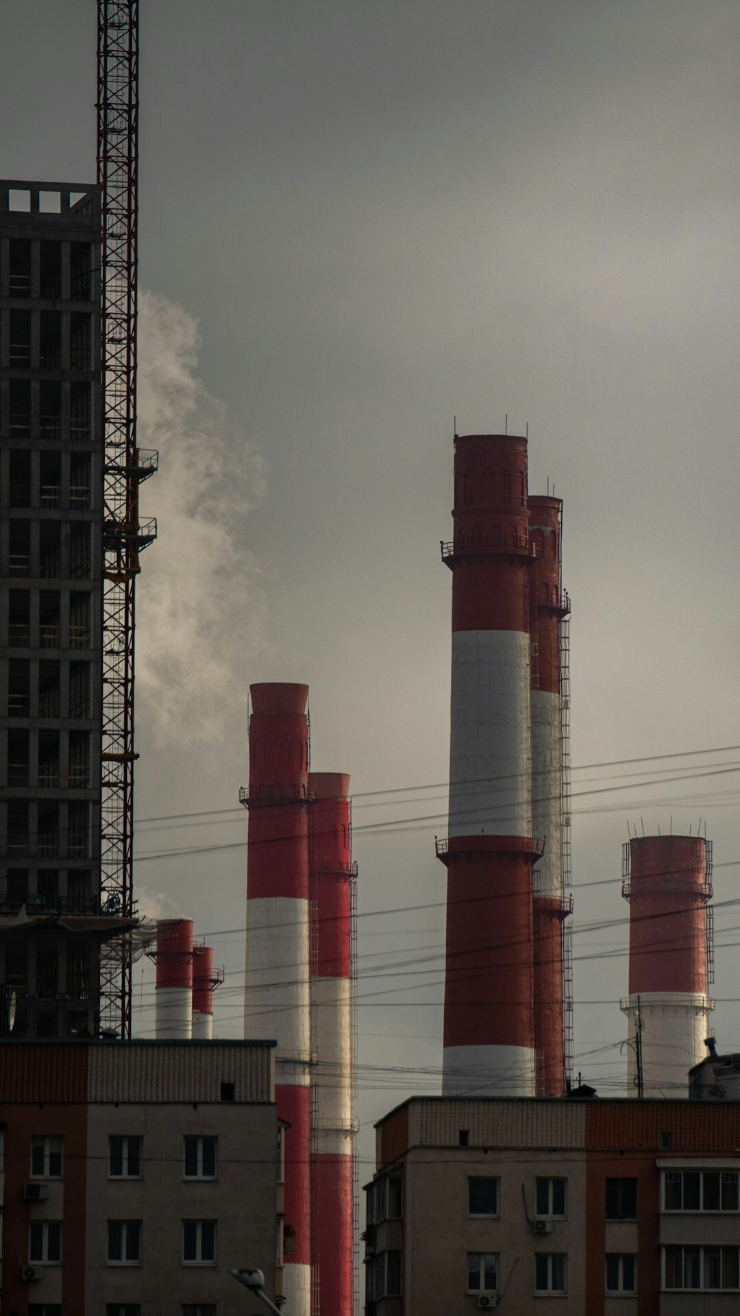 polluted industrial site